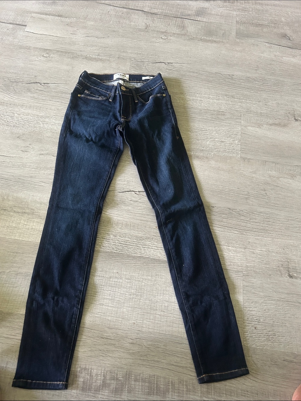 Frame Dark Blue Women's Skinny Jeans Sz 24